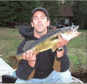 Tom Spence, Tofte, caught this fish Saturday evening on an undisclosed local lake. After the photo was taken, the 27 ½-inch walleye was returned to its lair.