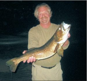 Photo courtesy of Hungry Jack Lodge This 30 inch, 10-pound walleye was caught and released by Todd Peterson of Hungry Jack Lake/Edina. Todd was fishing in an undisclosed spot on Hungry Jack Lake. He was bobber fishing with a large sucker minnow around 8:00 p.m. on Saturday, June 13.