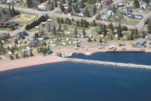 File photo Under the Recreation Park Master Plan proposal preferred by the Grand Marais Park Board, the northeast corner of the municipal campground, the location most requested by guests, will continue to have campsites.