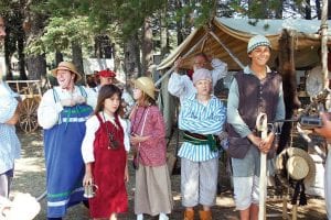 Staff photo/Rhonda Silence The Voyageur camp at the Grand Portage National Monument is a great place to visit during the 