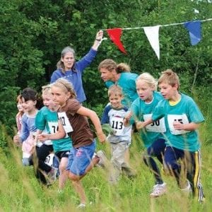 They're off! The rainy morning did not keep runners away from the Pincushion Recreational Area on Saturday, Aug. 1. The kid's races held before the five-mile Fisherman's Picnic Trail Run kicked off the event.