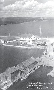 Ralph Johnson, who now lives in Clear Lake, Minnesota, shared this old picture of the Grand Marais harbor. It is from the collection of his father, Ted Johnson. Ralph is unsure of the date of the photo, but believes it is the late 1940s or early 1950s.