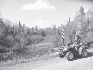 US Forest Service roads in the Superior National Forest offer scenic rides for local all-terrain vehicle (AT V) riders.