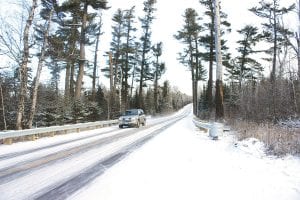 Travelers on the Gunflint Trail may be surprised to see the new guard rails at the section of road called 