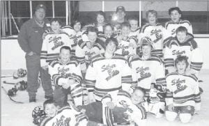 Photo by Sheila Wieben The Mariners—a team of 16 kids from Cook and Lake counties—after their victory over a tough Two Harbors team. (L-R, front) Nathan Mealey and Troy LeBlanc. (L-R first row, kneeling) Frankie Miller, Daniel Ahrendt, Corey Napper, Justin Ketola. (L-R, second row) Carter LeBlanc, Jack Wieben, Caleb Dilley, Marcus Small. (L-R, back row) Coach Mark LeBlanc, Spencer Ketola, Brandon Sequin, Nathan Bauck, Coach Dave Dilley, Lars Scannell, Jamie Wick, Dylan Deschampe. (Not pictured: Coach Mike Ketola)