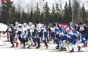 Staff photos/Laurie Johnson Country Ski Race was