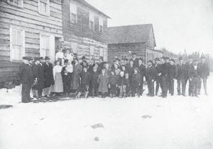 Kendall and Marcia Lacey, owners of the Chicago Bay Hideaway guesthouse, also own the structure next to them, known as “the old hotel” in Hovland. Over the years people with a connection to the old building have stopped by and visited with the Laceys. Sometimes visitors bring old photos like this one. Does anyone know when this picture was taken?