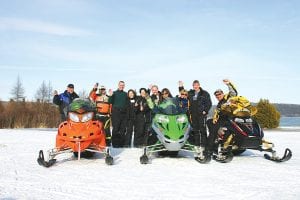 Snowarama 2010 saw 95 riders who raised $30,000 for Easter Seals—and had a great time on the Grand Portage trails. A group of Snowarama riders fresh off the terrific Grand Portage trails.