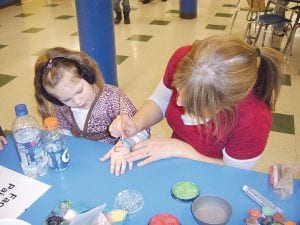 The CCHS lunchroom was a busy place during the North Shore Preschool Carnival Thursday, February 11. Kids fished, threw bean bags, and had their faces and hands painted. Many families enjoyed cotton candy and sloppy joes and the lucky ones went home with a cake won at the cake walk.