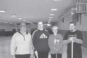 Third Event Runner up team was Jay Osbakken, Skip; Kelly Swearingen, Third; Jessica Monson, Lead; Andrew Smith, Second.