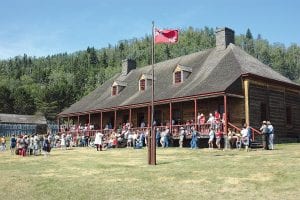 The Grand Portage National Monument Great Hall is a great gathering place, not just for Rendezvous Days events like this one, but all summer long. Admission to the monument is now free.