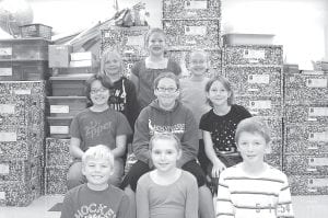 The Sawtooth Mountain Student council has been active since taking office last November. On this year’s student council are: (L-R, back) fifth graders Tarin Hanson, Emily Jacobsen, and Hannah Toftey; (L-R, middle) fourth graders Wellesley Howard-Larsen, Abby Prom, and Maya McHugh; (L-R, front) third graders Ethan Sporn, Reilly Wahlers, and Leif Anderson.