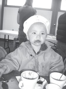 Upper Left: By the looks of her, AnnaBelle Silence approved of at least one of the chili recipes she tasted.