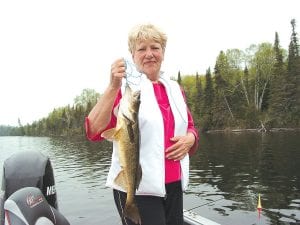 Nancy (Wells) Nelson, formerly of Lutsen, had great luck fishing an area lake over the weekend (5/22) with her brothers Jim and Kenner Nelson, boating a 24-inch walleye.