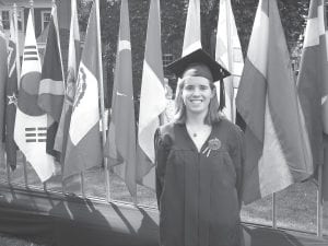 Madaline Cochrane, daughter of Tim and Jean Cochrane of Grand Marais, graduated cum laude from Macalester during the college’s 121st exercises on the lawn outside Old Main on May 15. Cochrane received a liberal arts degree in environmental studies and biology. Cochrane is a 2006 graduate of Cook County High School. Macalester College, founded in St. Paul in 1874, is a national liberal arts college with a full-time enrollment of 1,958 students. Macalester is nationally recognized for its long-standing commitment to academic excellence, internationalism, multiculturalism and civic engagement. Maddy is currently working as a seasonal wildlife biologist on the Deschutes National Forest in Crescent, Oregon.