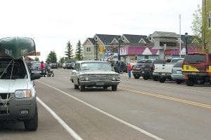 The Mayor’s Choice was this interesting     1 961 Chevro let No mad stat ion wa gon owned by Craig Opel of Eagan, MN.