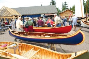 Above: Beautifully crafted boats of all colors and sizes were on display throughout the weekend.