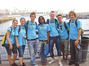 Exchange students from Norway, Germany, Italy, and Finland—like these students— are looking for a place to live to experience life in America.