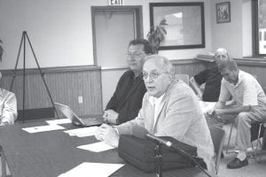 Chris Roberts (right) and Kenneth Johnson from the University of Minnesota’s Economic Development Center visited the Cook County-Grand Marais Economic Development Authority (EDA) last month on a fact-finding mission. They are working on a business and marketing plan for the Cook County EDA’s business park.