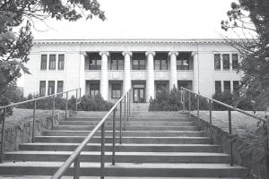 The Cook County Courthouse in Grand Marais is just one place to be involved in local government.