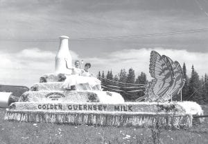 Robert Loney of Superior, Wisconsin shared this photo from Fisherman’s Picnic 1960. Robert explains that this elaborate entry was his grandfather Jim Cartier’s float. The young women are Pamela Linnell (left) and Sharon Smith. We received a call from one of the cute little girls in the Historical Reflections photo that was published on July 31. The young woman we believed to be a Miss North Shore was actually dance instructor Laura Grant. Thanks to our anonymous dancer for setting us straight.