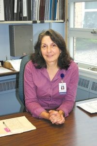 Outgoing North Shore Hospital and Care Center Administrator Diane Pearson. She will be stepping down on August 20, 2010 after 21 years in her current position, having helped the facility navigate many changes, challenges, and improvements.