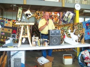 Witty Phil Serrin of Bearskin Lake once again served as the auctioneer.