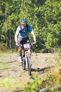 Matt Lapointe of Thunder Bay, ONT, was the first man across the finish line in the 16-mile challenge.