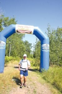 Bill Barthan finished 28 miles of rugged trail running last Friday in second place of the Voyageur Quest stage race. Barthan placed third overall in the rugged 100-mile race held on the Superior Hiking trail.