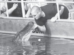 A Holthaus family end-of-summer trip to New Orleans to sample southern cooking included a swamp tour with an alligatorkissing guide.