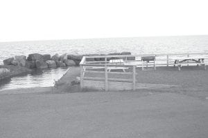 Part of the Tofte Lake Walk includes this lovely new picnic area next to the Tofte Park dock. Visitors will be surprised to see the Lake Walk enhancements running from the dock to behind Coho Café.