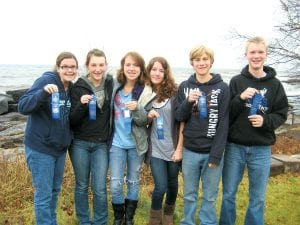 Another win for the Viking junior varsity Knowledge Bowl! On October 27, the Cook County JV Knowledge Bowl team again hammered the competition, this time by 14 points and took first place. (L – R) Sarah Larsen, Meghan Lehto, Mara MacDonell, Audrey Summers, Ben Seaton and Kieran Scannell. The JV team competes again on November 10.