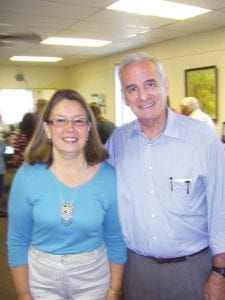 Candidates Mark Dayton and Yvonne Prettner-Solon made several campaign visits to the North Shore. They are pictured here at the Senior Center in Grand Marais. The pair will be Minnesota’s next governor and lieutenant governor.