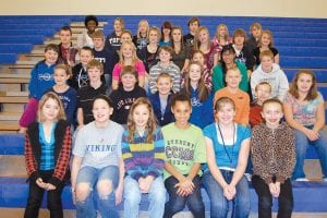 Middle School “B” Honor Roll Students