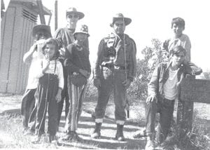 Enjoying a trip to Isle Royale in the summer of 1969 was the Renneisen family (L-R) Erin, Mary (in front), mom Patsy, Jean in the polka dot hat, dad Frank, Dave, and Tim. Susan Frankowski was with the family, but not in the picture because she took it. Also missing was her brother Paul who had to miss the trip because he had a summer job at Isak Hansen Hardware. Susan, of Caribou Lake and Minneapolis, recalled that this was one of the last family trips, as all of the children eventually took summer jobs. Memories of Isle Royale like this will be shared on Saturday, Jan. 15 at the Isle Royale Families and Friends Association (IRFFA) winter meeting at Barkers Island Inn in Superior, WI. For information about the gathering, contact David C. Barnum at (847) 727-2446 or dcbarnum@gmail.com.