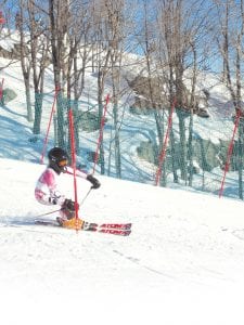 Reilly Wahlers, 9, is competing in the United States Ski and Snowboard Association and training with the Duluth Superior Alpine Club. After finishing in the top 10 in her first USA event, Reilly has gone on to finish consistently in the top 5, with two first place victories in giant slalom at Spirit Mountain.