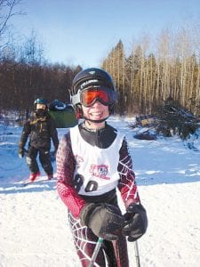 Will Surbaugh, 9, was all smiles after finishing the competition at Mont Du Lac in third place.