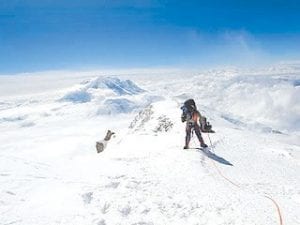 Lonnie Dupre is attempting to become the first person to climb Denali in January unassisted. Dupre is two-thirds of his way up the mountain, and despite running into extreme cold and high winds, is in good spirits.