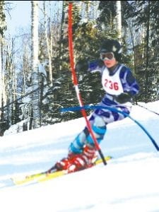 The Cook County – Silver Bay Alpine ski racers were challenged by 10 inches of fresh powder at the Moose Mountain Invite on January 13. Despite the challenging course, Joe Borud captured his first varsity scoring, placing 20th.