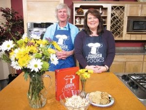 Floyd Pearson of Grand Marais, shown with host Juli Kellner, shares his Smoked Fish Spread with WDSE Cooks viewers on Saturday, March 5.