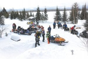 The Cook County Ridge Riders Snowmobile Club held its second Fun Run on Saturday, February 5, with 100 riders coming out to enjoy winter. Riders traveled the trails between Devil Track Landing, Hungry Jack Lodge, Trail Center, Windigo Lodge, Gunflint Lodge, and Gunflint Pines. In addition to being a lot of fun, the Fun Run was a great fundraiser. Proceeds will be donated to Cook County Community Education for snowmobile safety classes, to a scholarship for a graduating Cook County student, and trail maintenance.