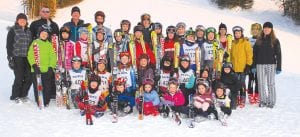 to on a great season the Lutsen Congratulations Kevin Junior Ski Team! (L- R, front) Mountains Viren, Cayden Zimmer, Kylie Viren, Elsa Garr y, R, second row) LaVigne. (L- Anna Heeren, Molly Claire LaVigne, Elsa Lunde, Halle Lamb, Bianca Zimmer, Masen McKeever, Lynden Blomberg, row) True Surbaugh, Riley Tar ver. (L- R, third Will Nies, Reilly Wahlers, Sela Backstrom, Ezra Lunde, Lawler, Santina McMillan, Caleb Phillips, Erik Logan Backstrom, Damian Zimmer, Alyssa Martinson, Coordinator Jenny Lamb. (L- R, back) Coach Coach Molly Wickwire, Assistant Assistant Rick Backstrom, Head Coach Charles Lamb, Luke Fenwick, Jack Viren, Charlie Lawler, Lauren Welch, Madysen Thompson, Morgan Weyrens- McKeever, Melanie Stoddard, Will Lamb. (Not pictured: Ava McMillan, Danielle Hansen, Doren Nick Wiegele, Acero, Finn Garry, Kyle Martinson, Kyle Wiegele, Olivia Nesgoda, Megan Lehto, Ole Sorenson, Erica Marxen, Ashley Berglund.)