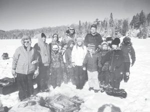 Cook County has some very active Girl Scouts. On Thursday, Feb. 24, the members of Troop 4141 enjoyed a full day of activities with troop leader Malin Aseby-Gesch and several parent and grandparent volunteers. Nine Girl Scouts spent the morning hours ice fishing on Mink Lake. Fishing was slow, but it was a beautiful morning to be outside during the mid-winter school break.