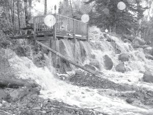 This Croftville home suffered damage in the June 6, 2008 flooding caused by heavy rainfall. County residents should be prepared for potential flooding during the spring thaw.