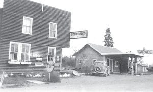 This photo, belonging to Elsie Mosher-McKay, shows the town of Mineral Center circa 1936, with the grocery store and gas station that was run by the Mosher family. Elsie’s daughter, Yvette McKay-Hayes, sent the picture, thinking that others who remember the long-gone town would enjoy seeing it.