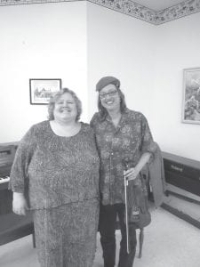 There was also special Irish music at the Care Center on March 12 with traditional piano and fiddle tunes by Laura Laky on piano and Michelle Whaley. Myron Bursheim (not pictured) also performed Irish folk songs with guitar on March 13.