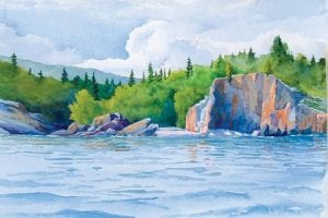 A limited exhibit opens at the Johnson Heritage Post on Friday, April 29. George Pope of Silver Bay, a talented and award-winning water colorist will present Welcome to My World. The exhibit closes May 8.