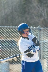 Alexis Eliasen hit a big double against Silver Bay, and played well in the win against Cromwell. The Vikings lost to Silver Bay but came back to beat Cromwell 15-9.