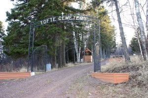 Although the Tofte cemetery is a peaceful, quiet, place, the debate over the proposal to erect a cell phone tower within its boundaries is becoming quite vocal. There will be a public meeting at the Cook County courthouse at 3:30 p.m. on Wednesday, May 11. AT&T will be asking for a variance to construct the tower.