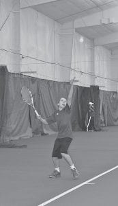 Although he is only in 7th grade, Pete Summers plays at the No. 3 singles position for the Vikings' varsity tennis team. Against Duluth East, Pete defeated their No. 3 singles player, Junior Alex Anderson 6-4, 6-4. On occasion Pete also plays doubles for the Vikings.